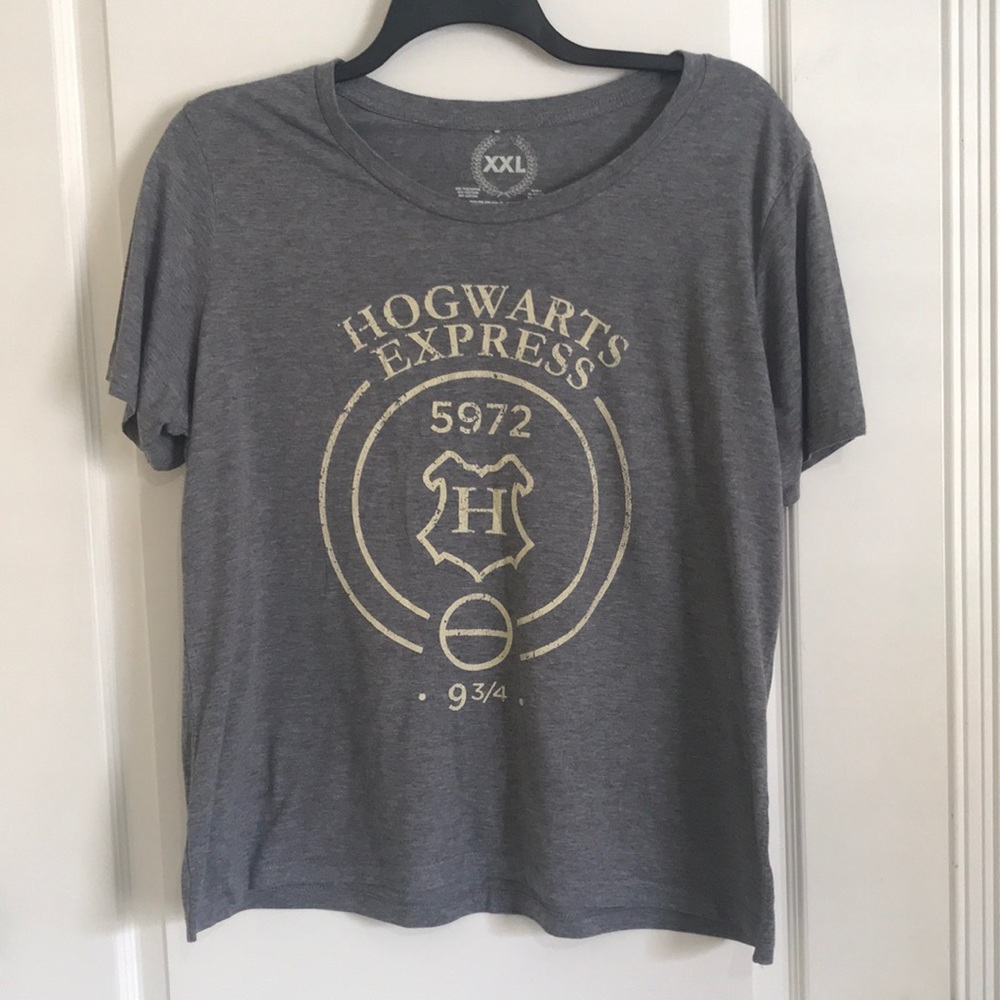 TeePublic Hogwarts Express T-shirt in Grey